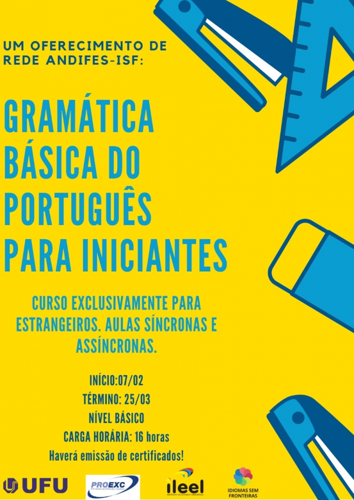 Curso de Português para Estrangeiros — UNIVERSIDADE FEDERAL DA