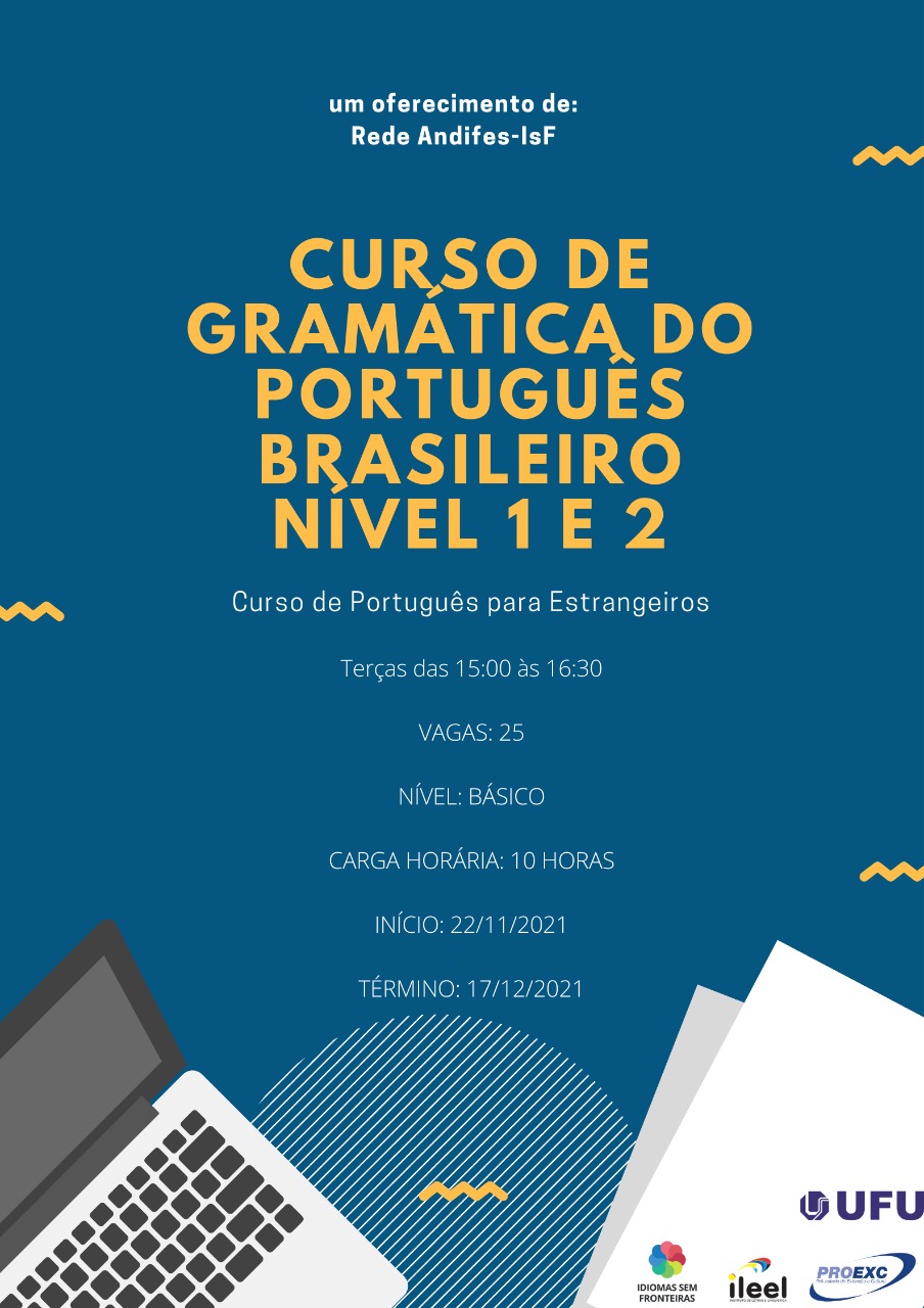 Curso de Português para Estrangeiros teve início nesse sábado, dia