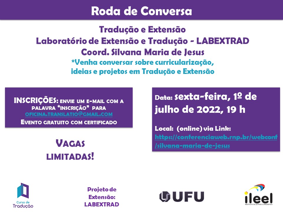 Laboratório de Tradução e Extensão LABEXTRAD - LABEXTRAD